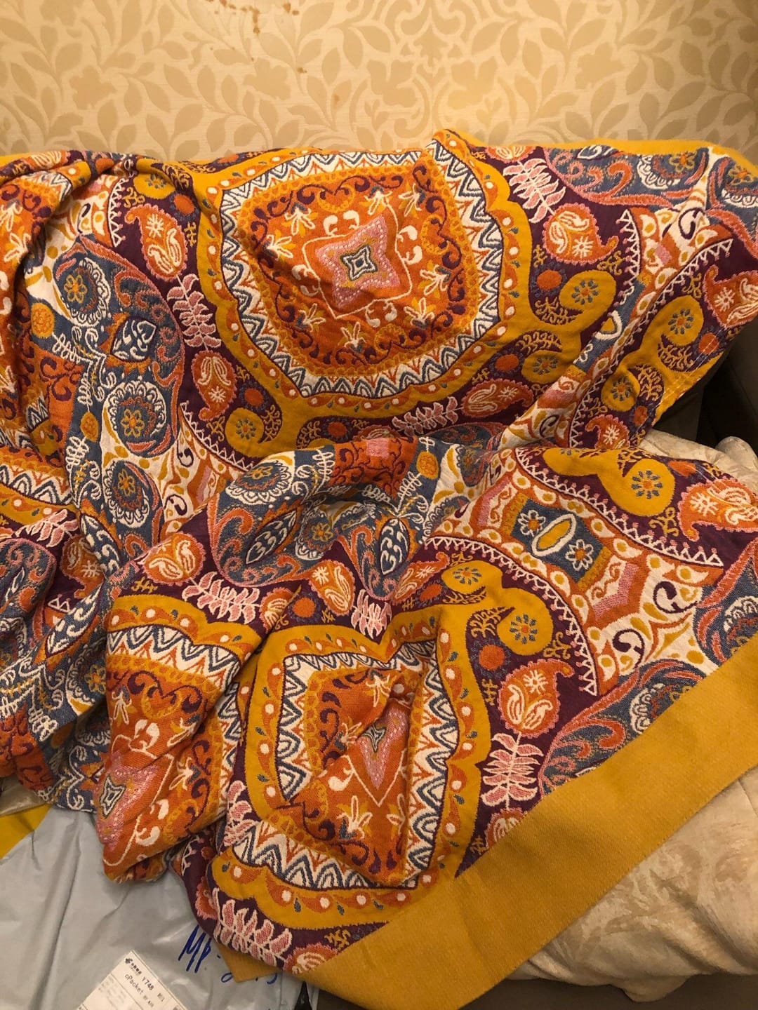 Customer photo review of Reversible Cooling Blanket