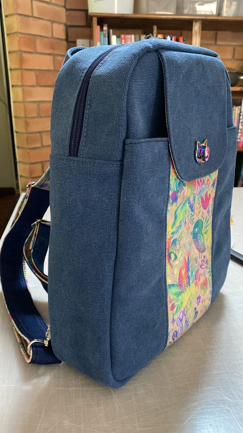 Customer photo review of Canvas Poly Cotton Melvin & Motley Navy J16