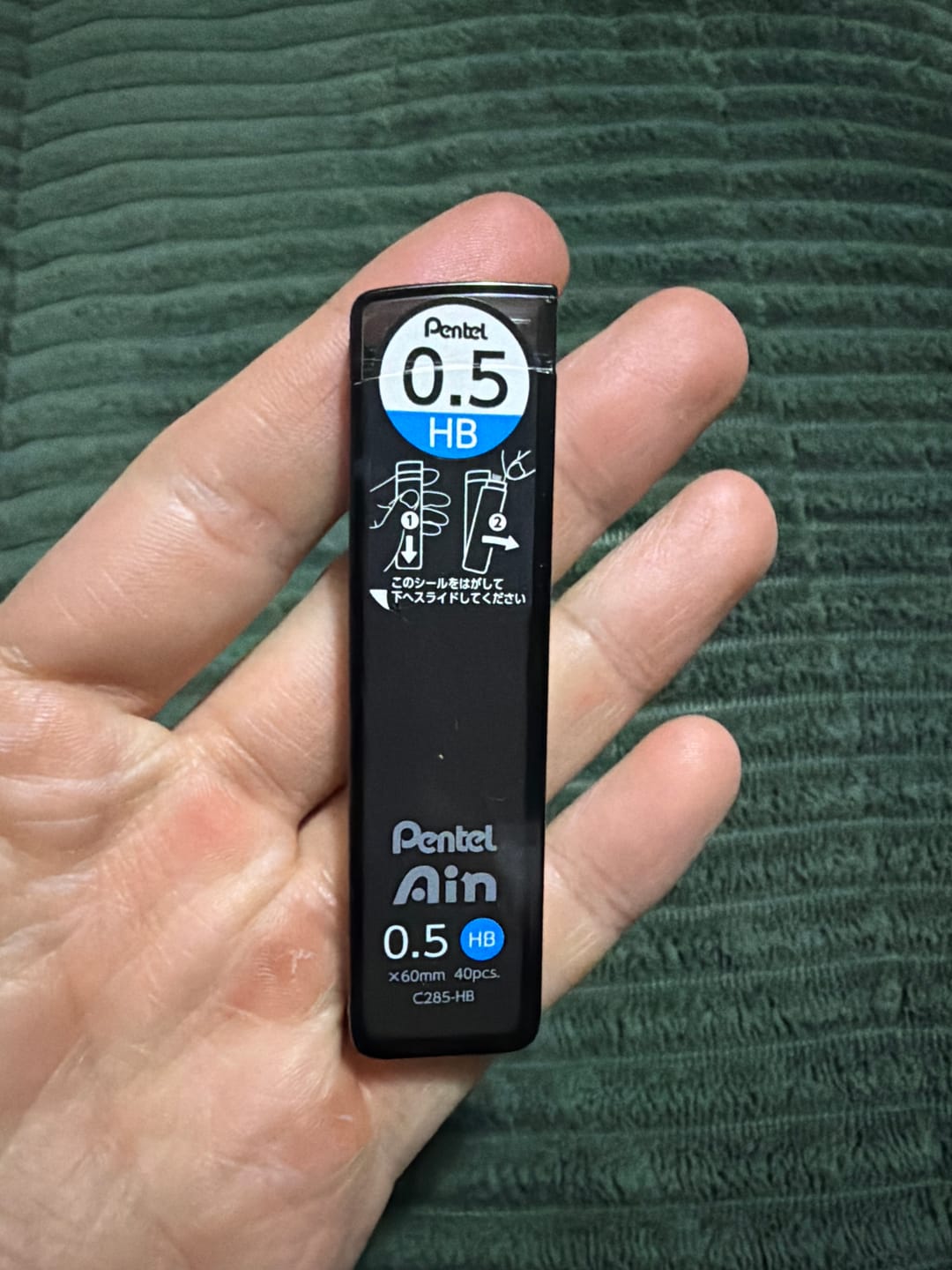 Customer photo review of Pentel - Pack 40 Minas para Portaminas Ain Stein 0,5 mm