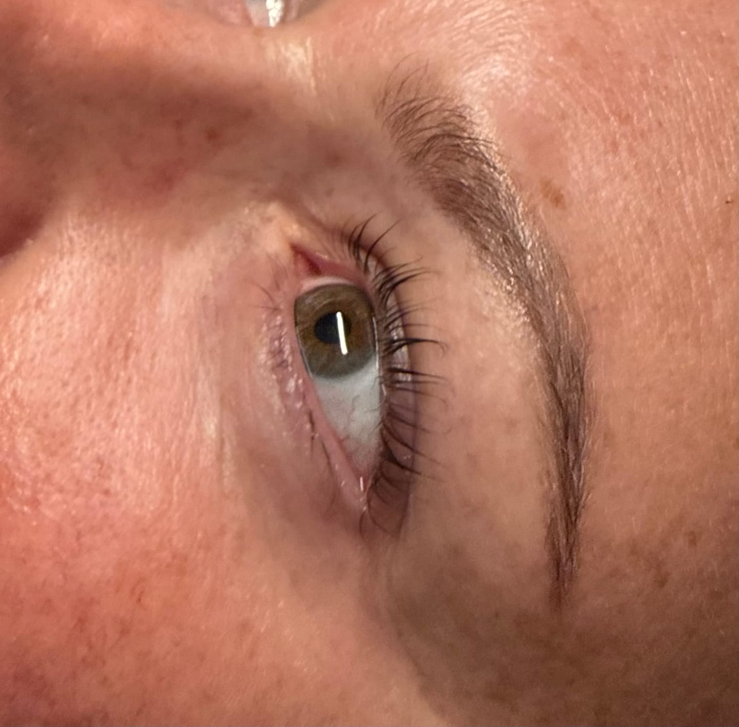 Customer photo review of Korean Lash Lift Online Course