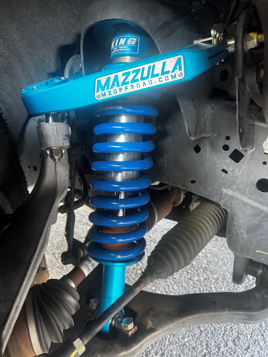Customer photo review of King Shocks Expedition 4WD 2018+ Rear 2.5 Dia. Remote Reservoir Coil-Over
 W/ Adjuster (Pair)