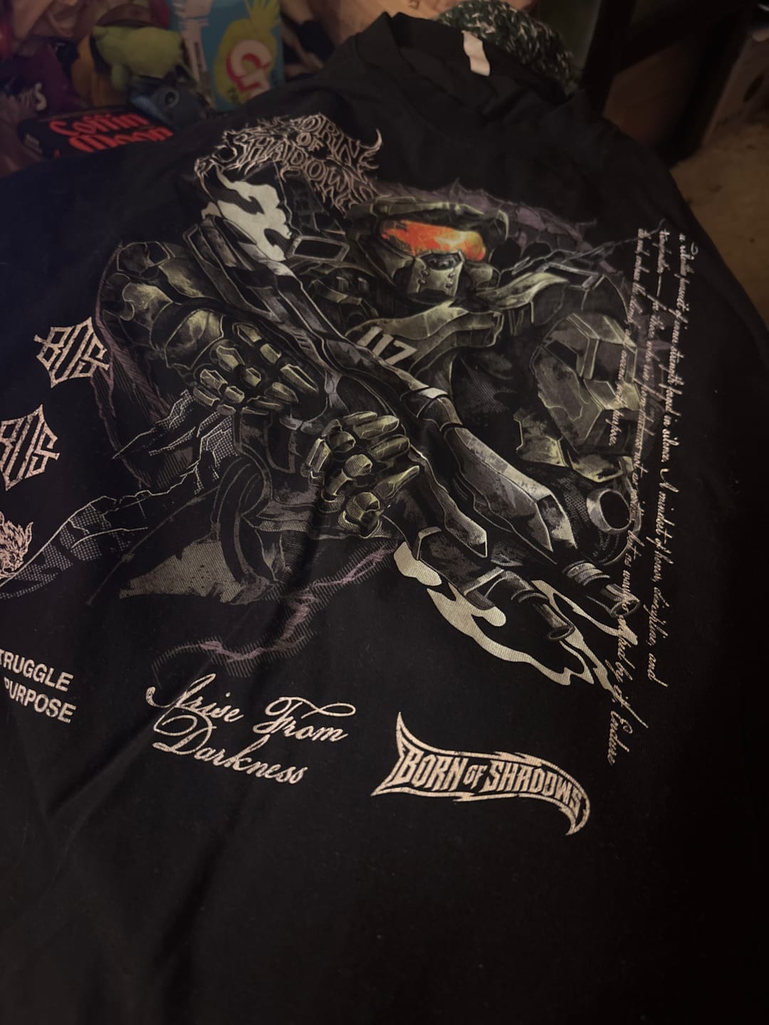 Customer photo review of [Limited Edition] 'Halo: Master Chief' Front T-Shirt