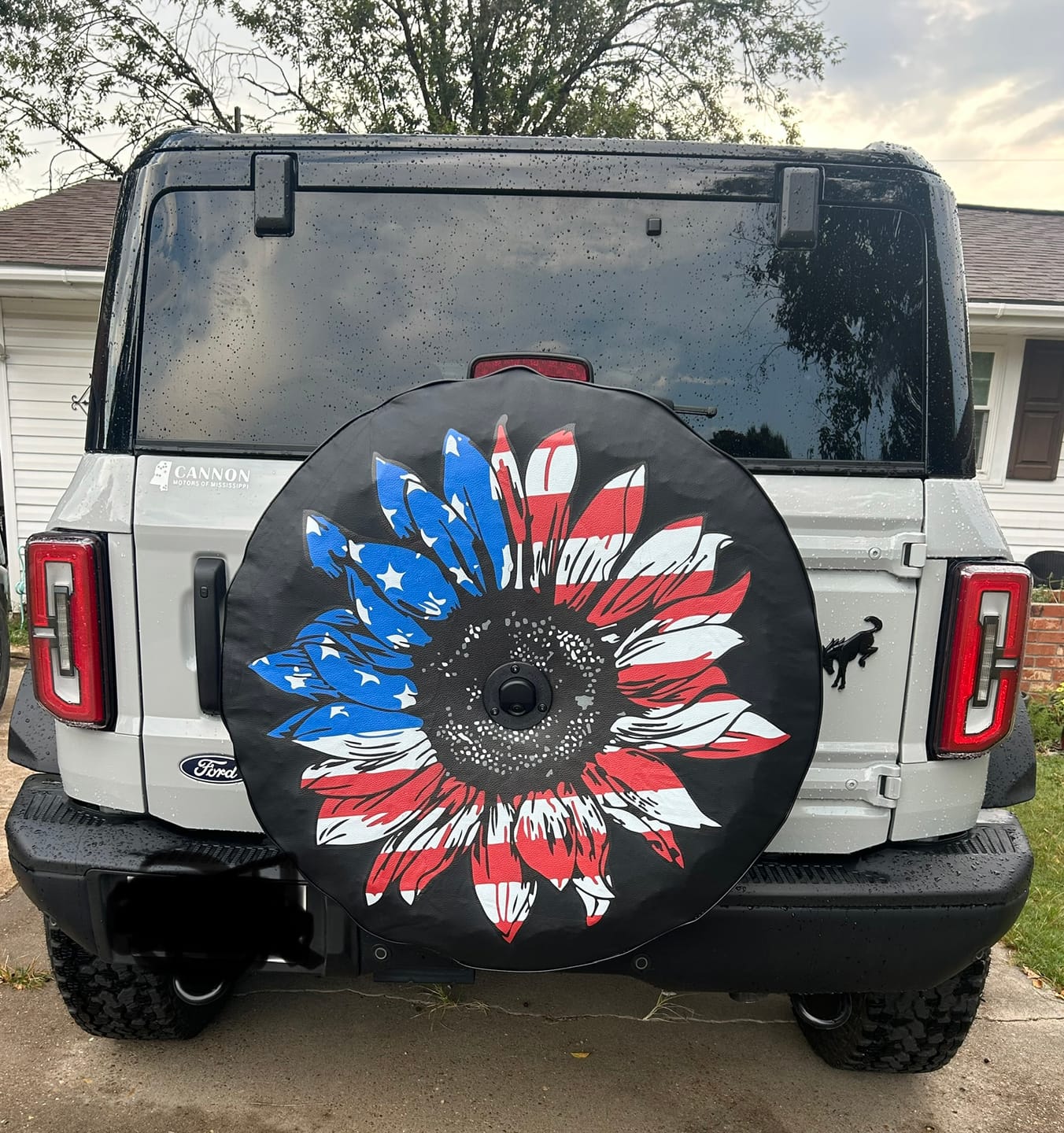 Customer photo review of CUSTOM Ford Bronco Tire Cover