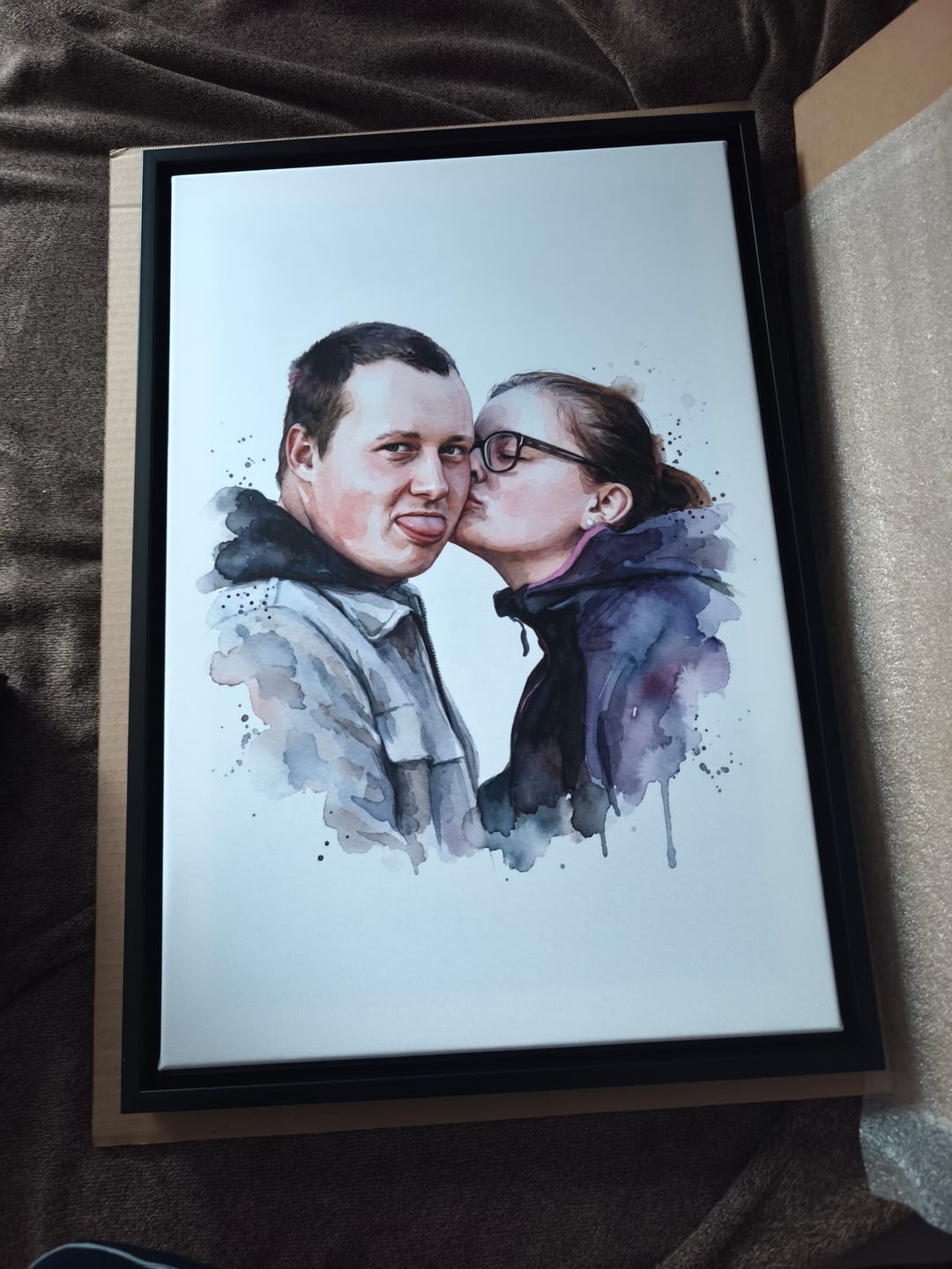 Customer photo review of Euer Foto als Aquarell-Kunstwerk