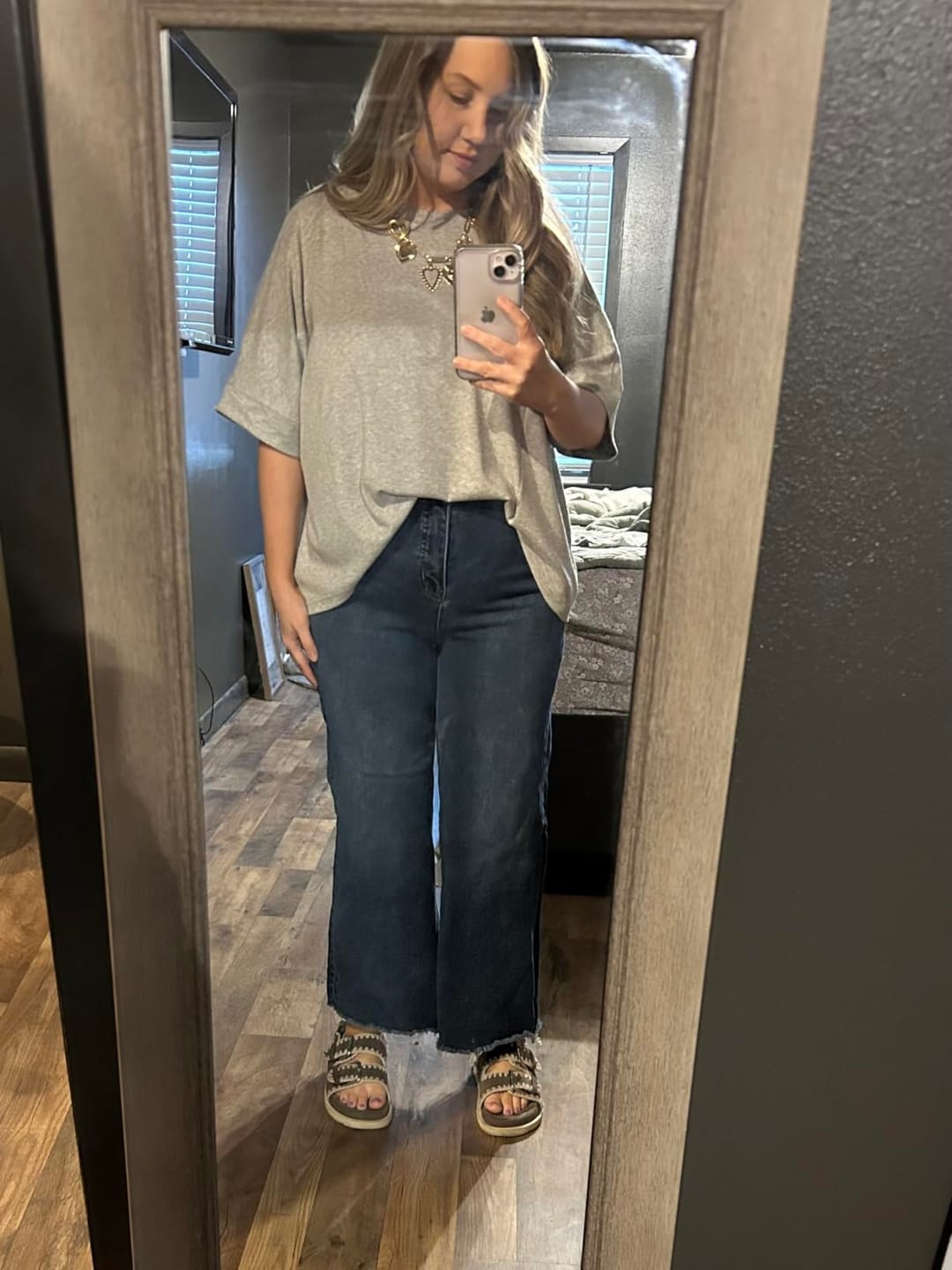 Customer photo review of Essential Oversized Everyday Tee