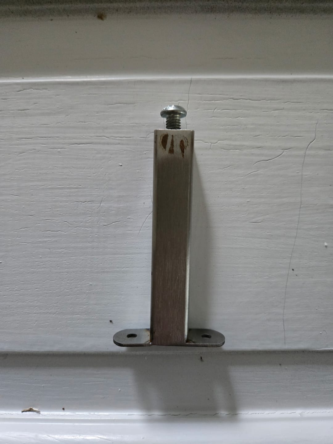 Customer photo review of Wall Mounted Geometric Towel Rack