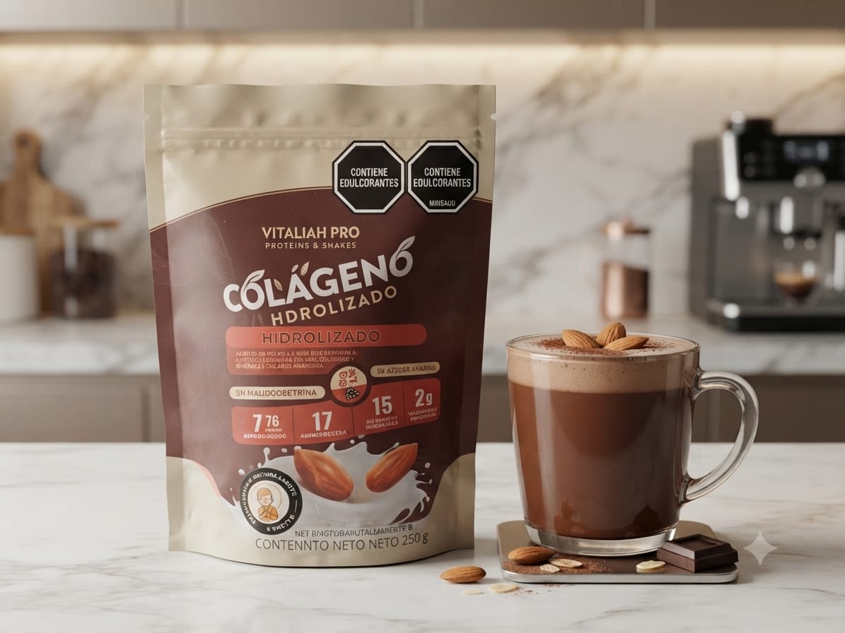 Customer photo review of Vitaliah Pro Batido - Colágeno Hidrolizado Chocolate Doypack - 250 g