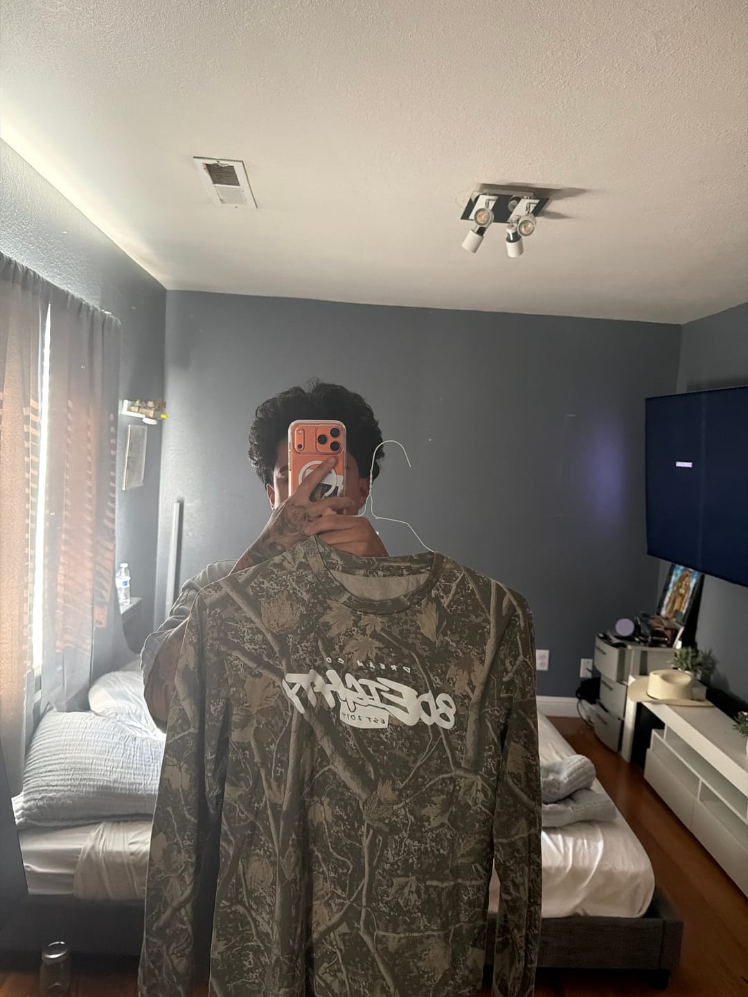 Customer photo review of 80Eighty® DeadWood Camo LS Shirt