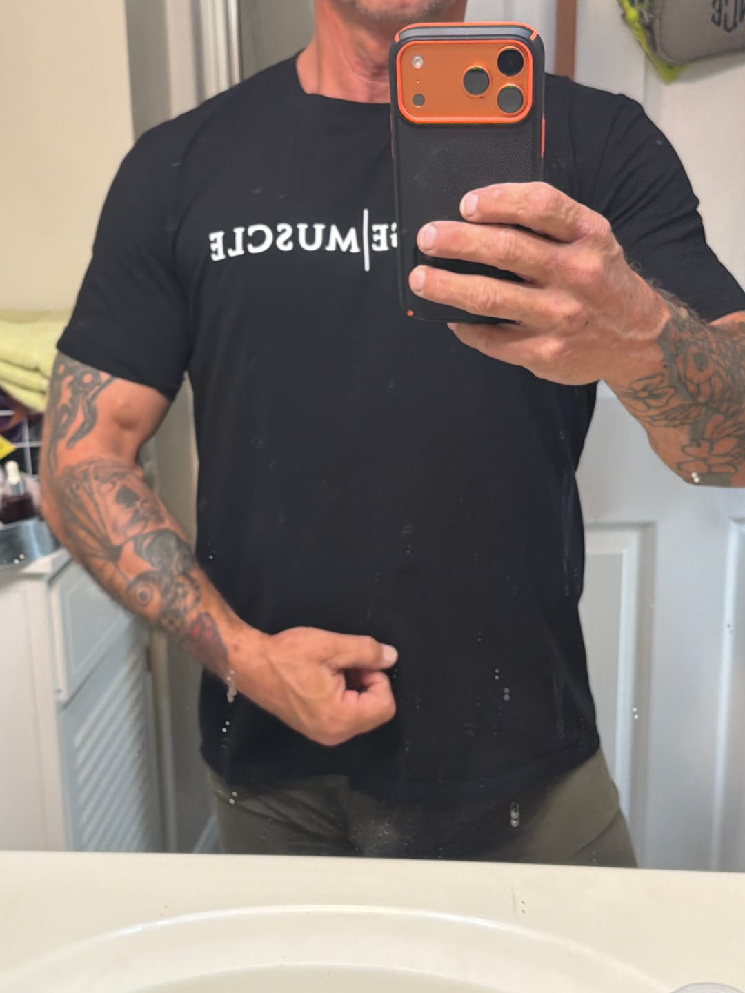 Customer photo review of Premium T-Shirt