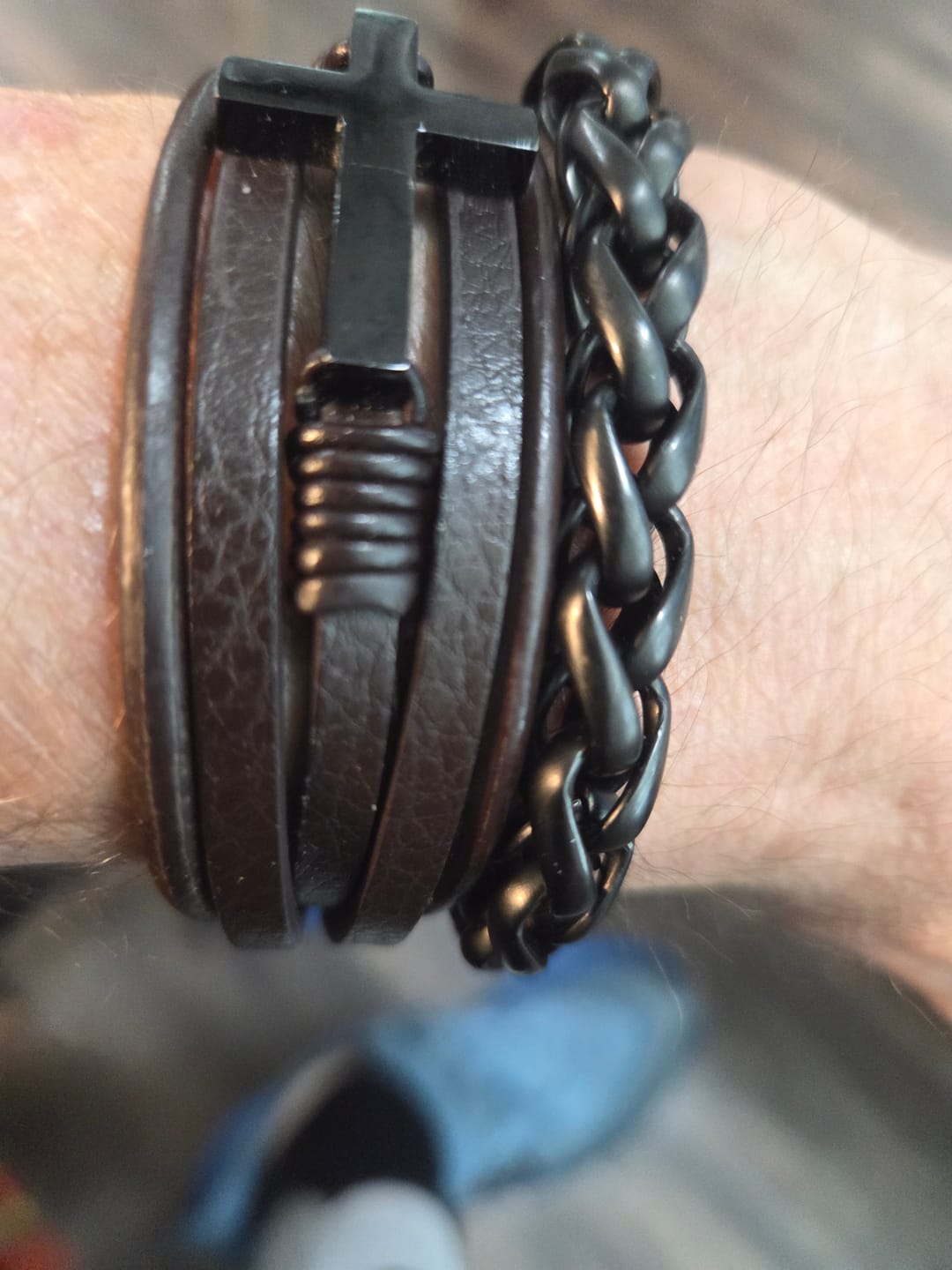 Customer photo review of Unbroken Sentinel Link Bracelet