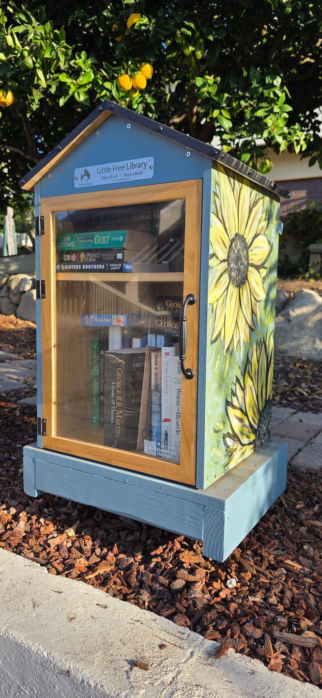 Customer photo review of Little Free Library Official Charter Sign