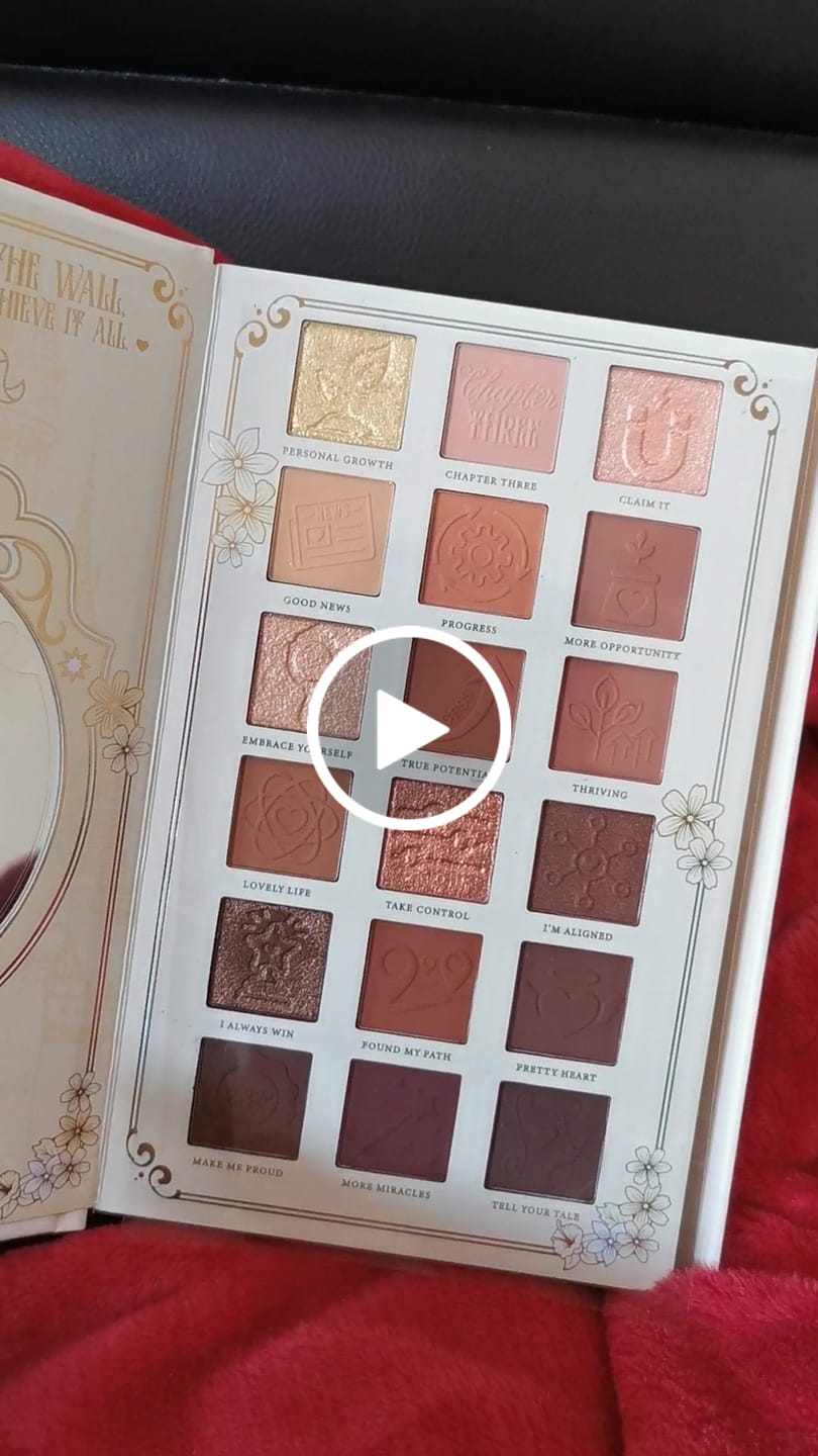 Customer video review of A Brand New Chapter Palette - Chapter Three