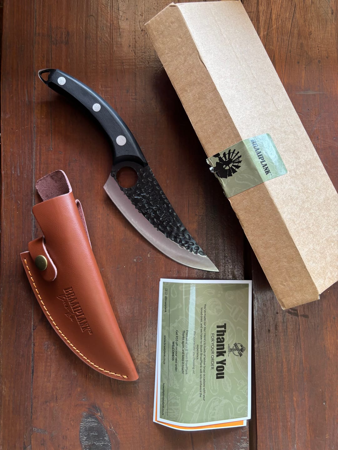 Customer photo review of BRAAIPLANK™ "BEENLEM" HAMMER FORGED BONING KNIFE
