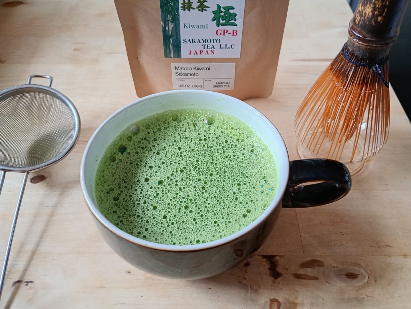 Customer photo review of Matcha Kiwami Sakamoto