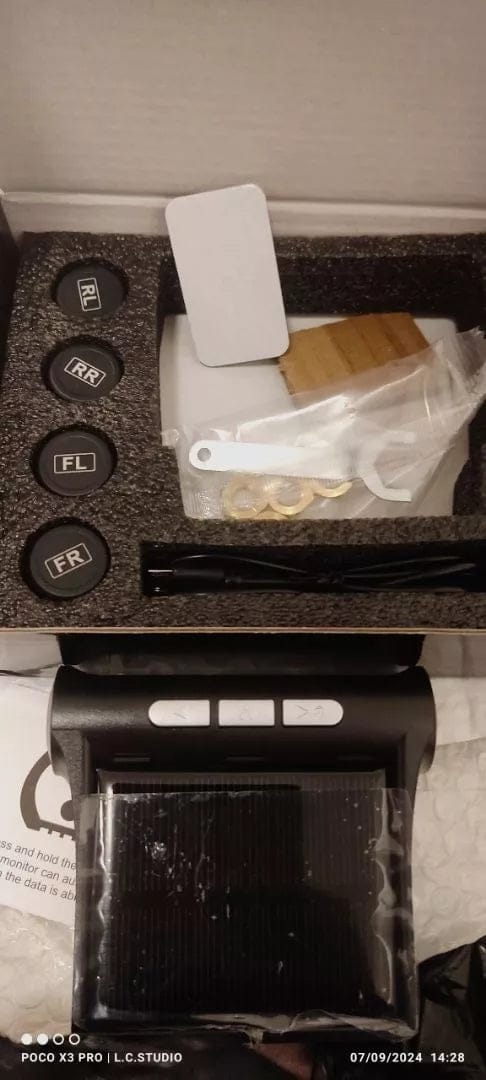 Customer photo review of DriveSense® Smart Tire Pressure Monitor