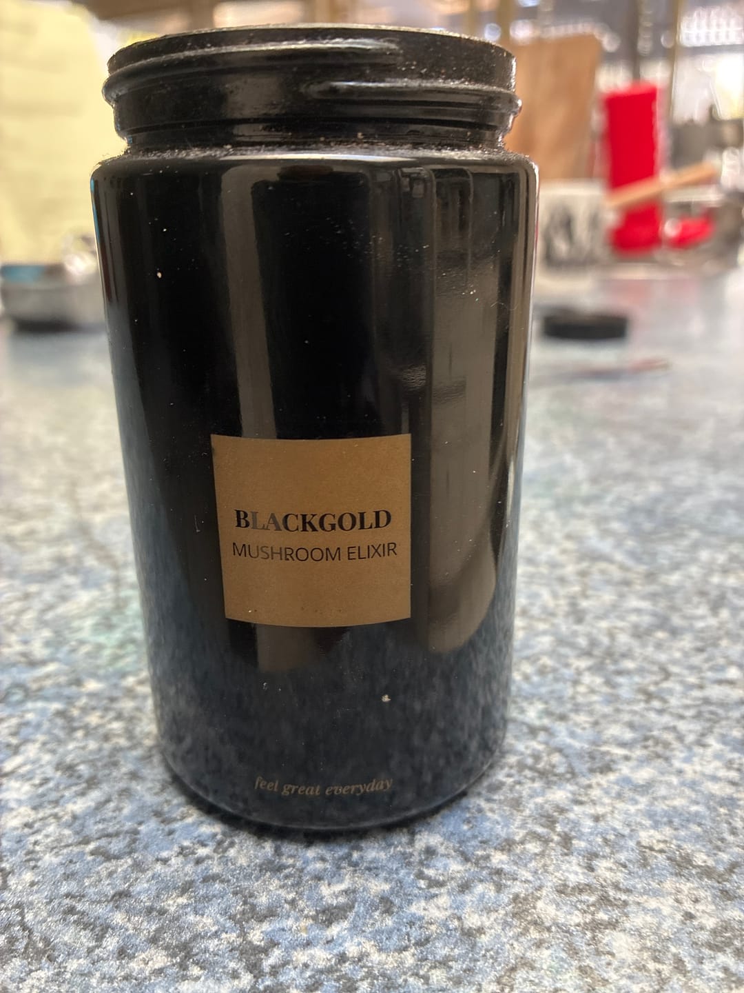 Customer photo review of Organic Mushroom Elixir Extract - Single Bag