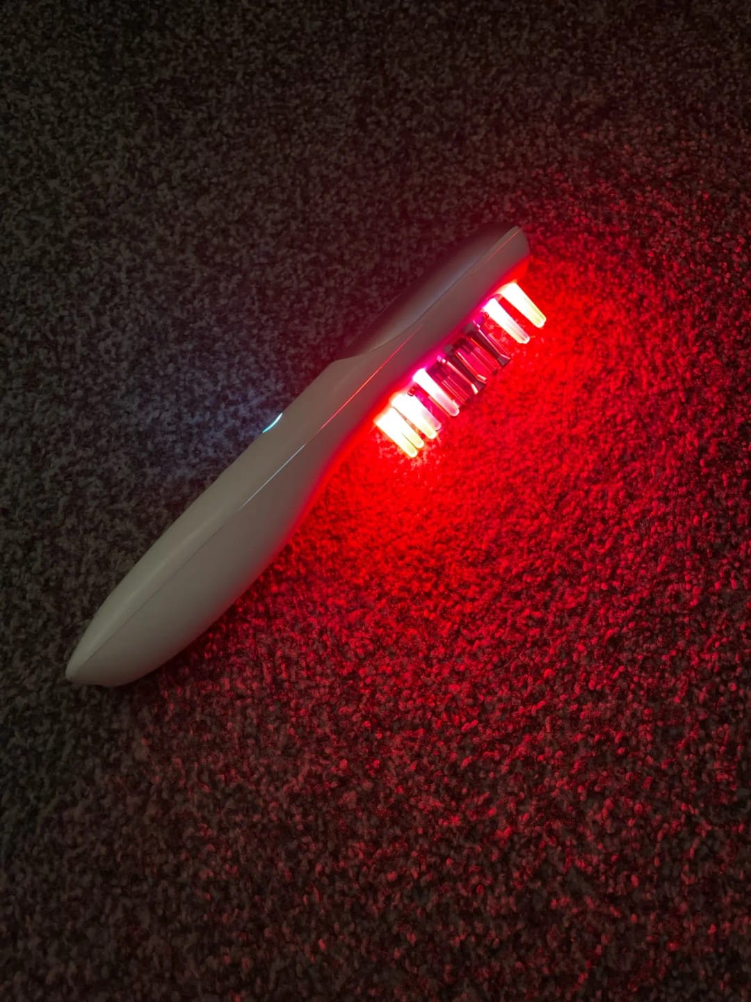 Customer photo review of Deluxe Electric Massage Comb with Oil Dispenser - Sonic Scalp Massager