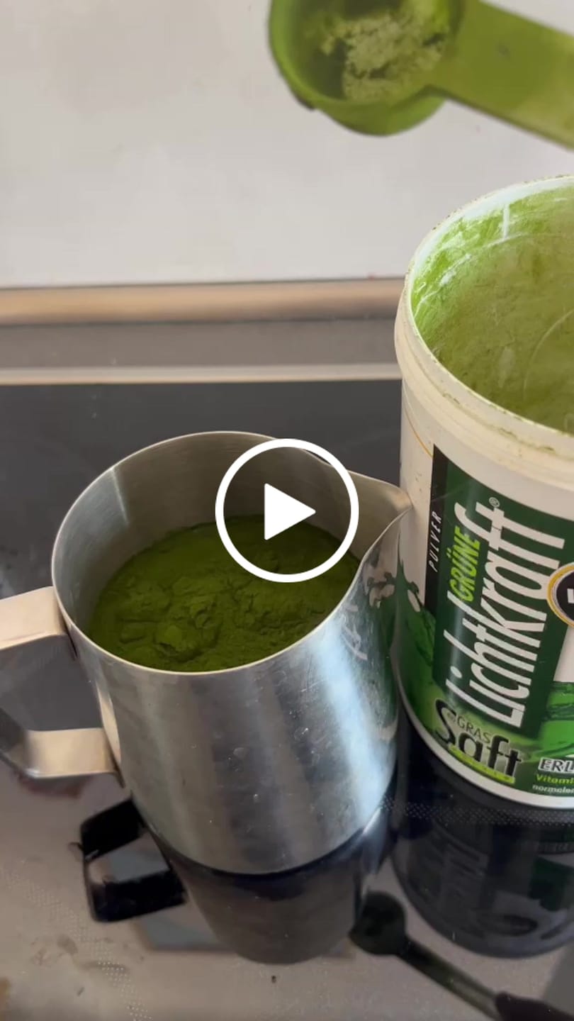 Customer video review of Gerstengrassaftpulver Bio "Grüne Lichtkraft"