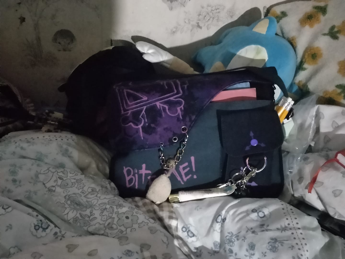 Customer photo review of Murder Drones Laptop Bag