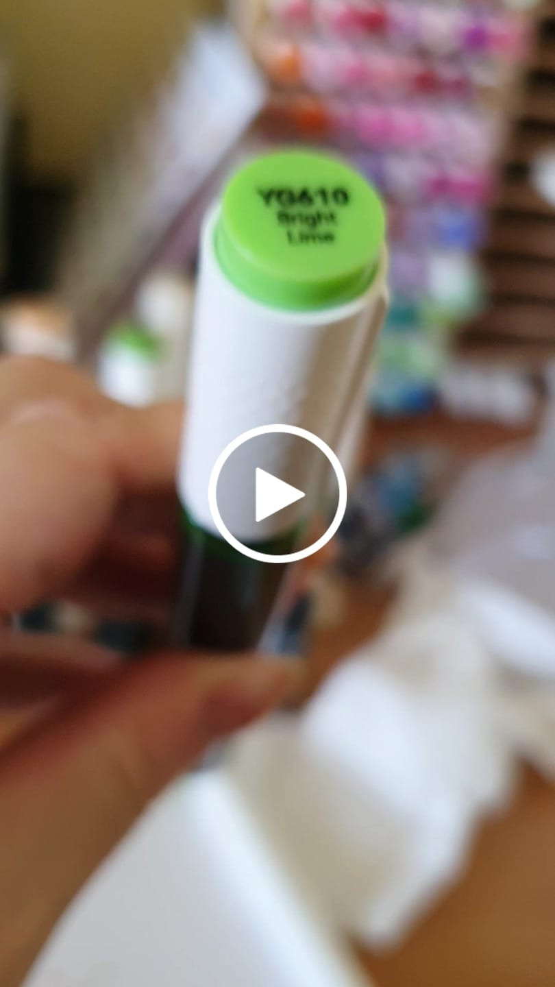 Customer video review of Ohuhu Marker Ink YG610 / G494 / G170 Refill for Alcohol marker
