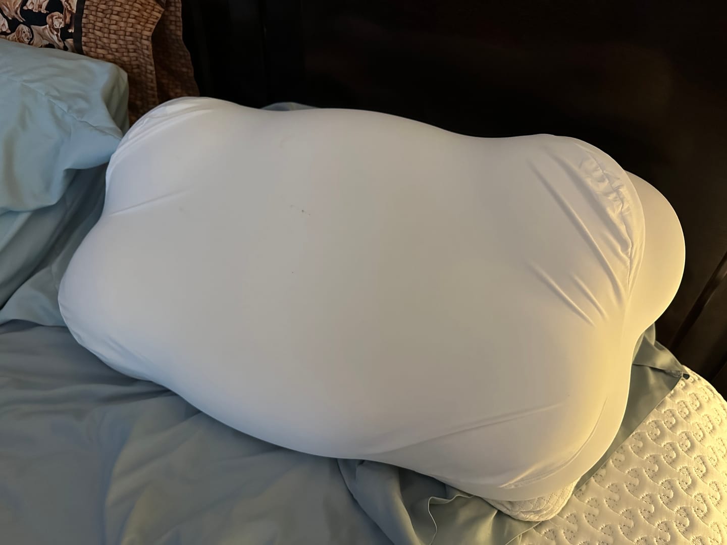 Customer photo review of CloudAlign™ Pillow