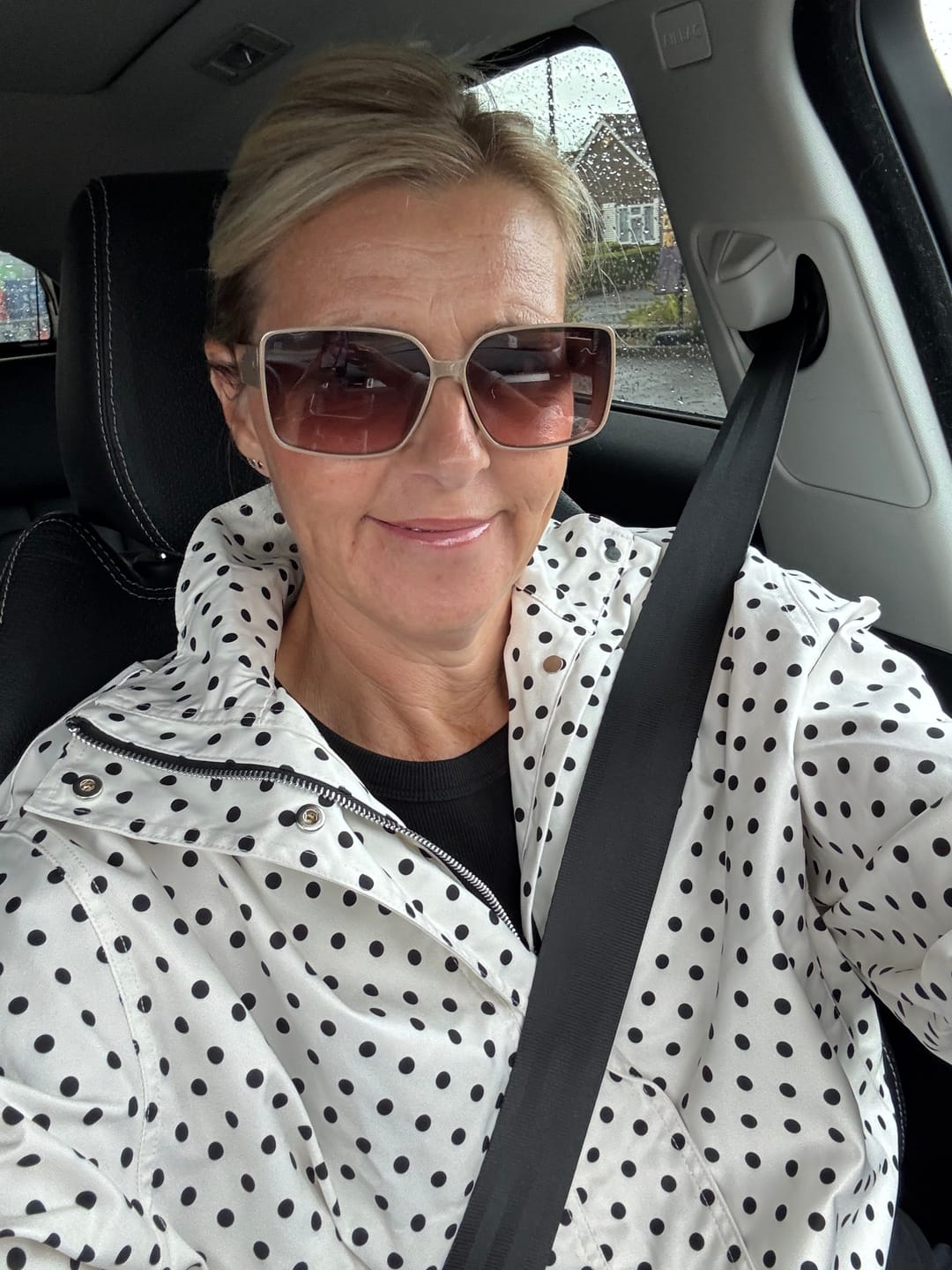 Customer photo review of Hermine Polka Dot Jacket