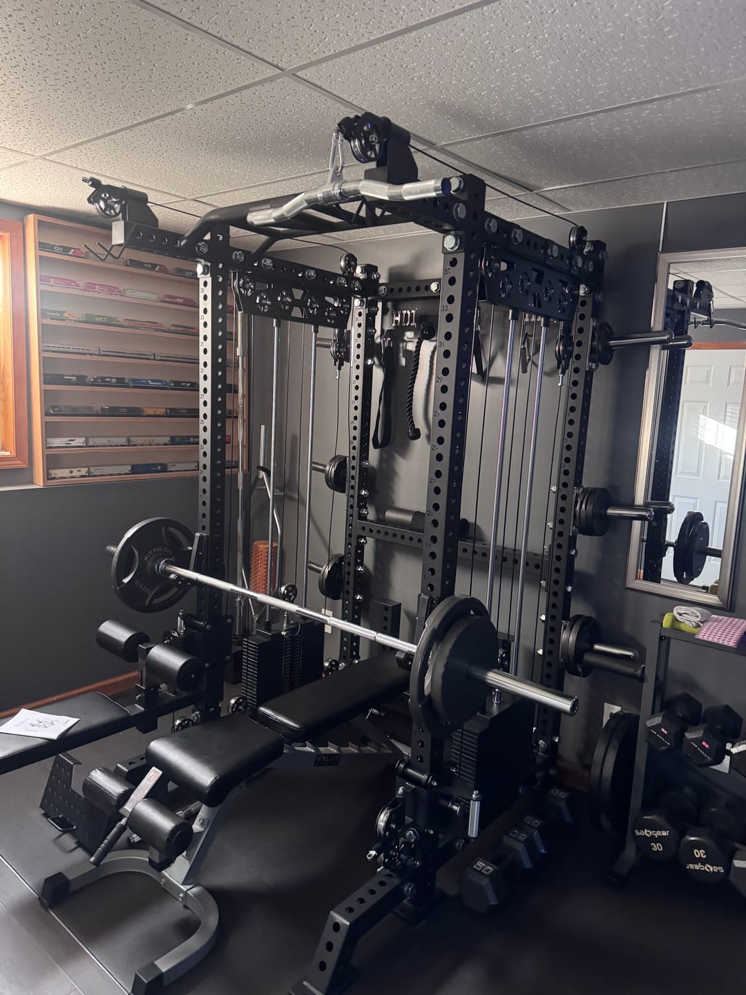 Customer photo review of HD1 Squat Rack Functional Trainer