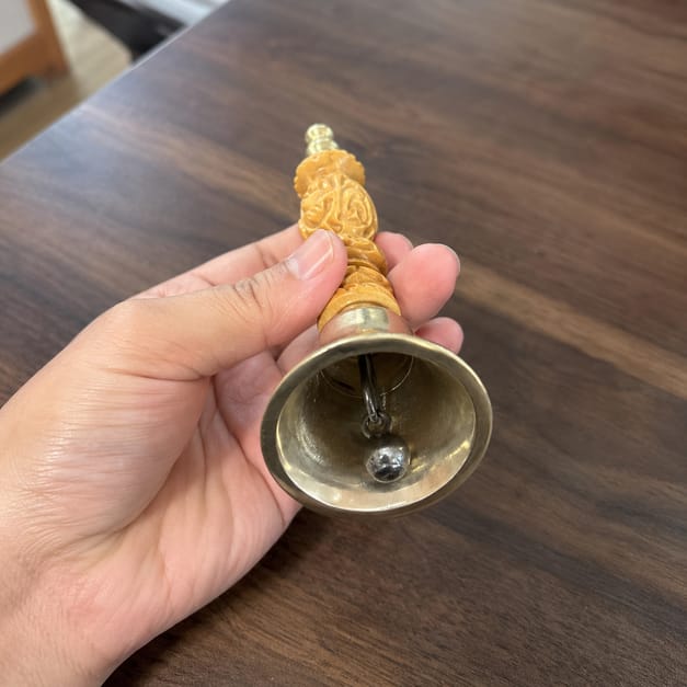 Customer photo review of Aura Suddhi Handcrafted Kansa (Bronze) Bell