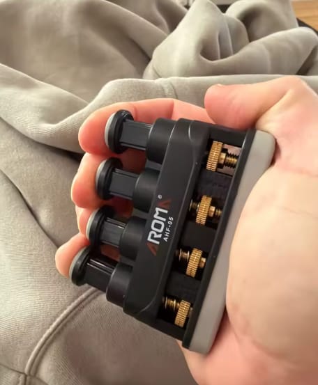 Customer photo review of Finger Strength and Precision Trainer