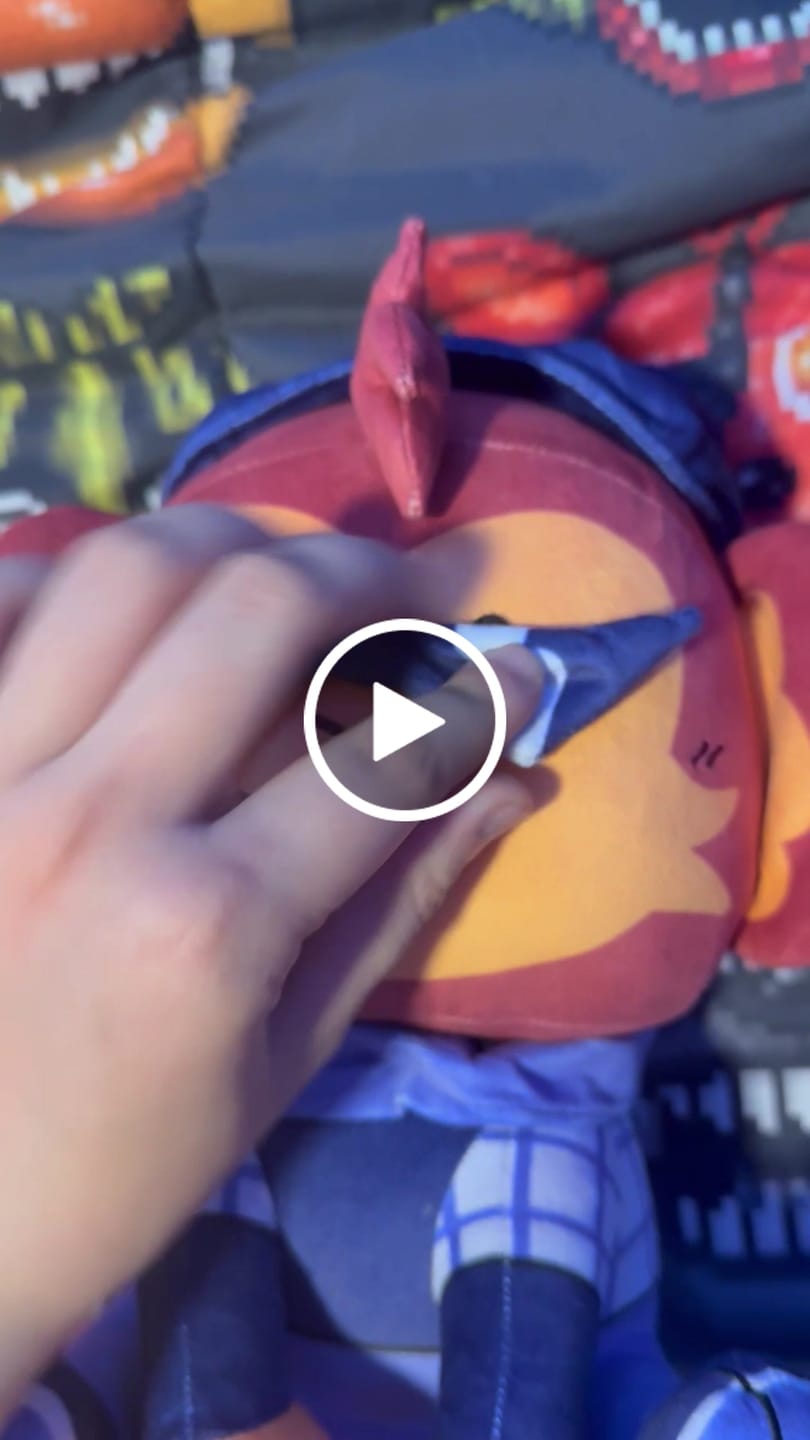 Customer video review of Original Character (OC) Design Plush