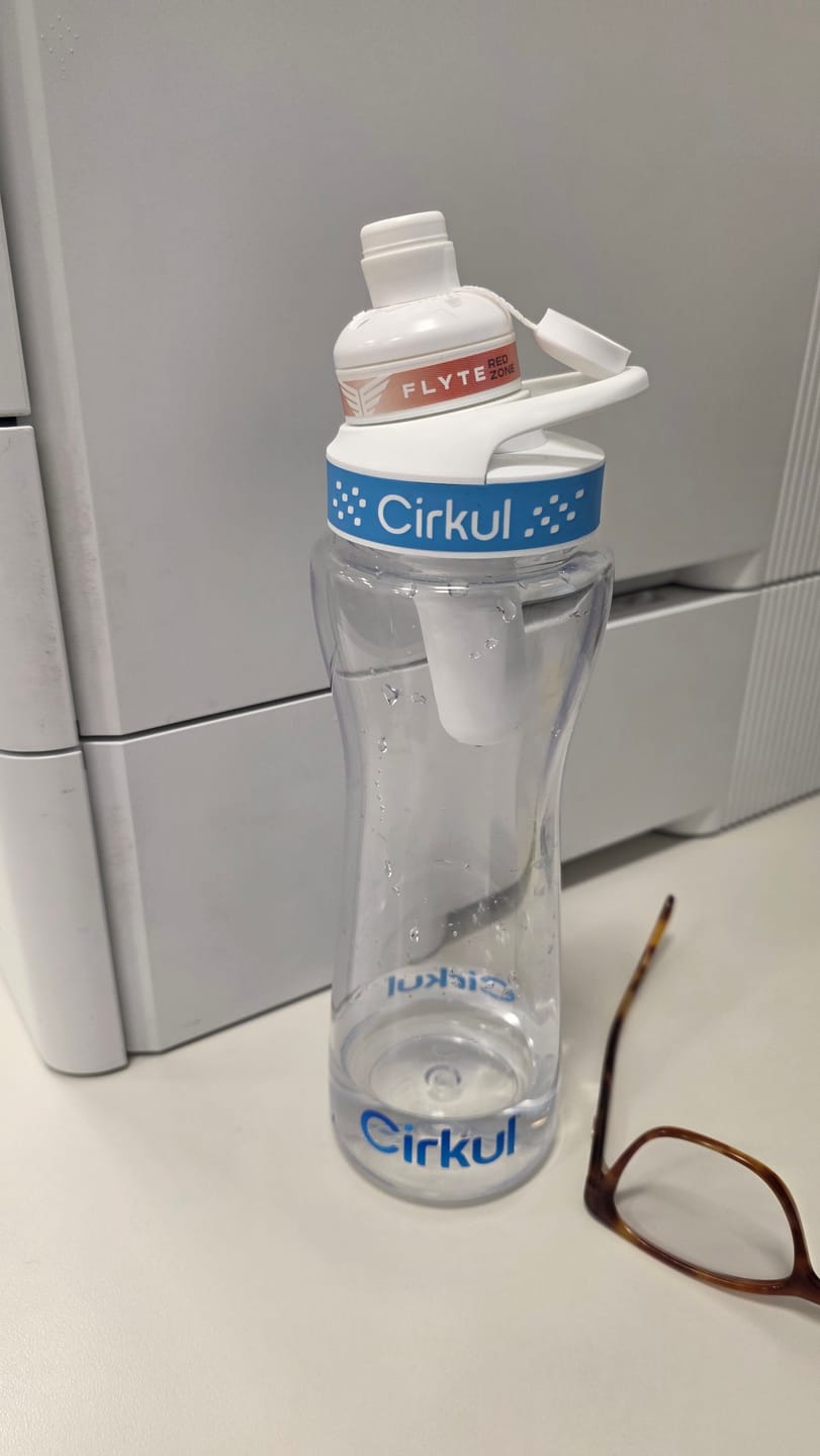 Customer photo review of 32oz. Rose Gold Stainless Steel Bottle Starter Kit