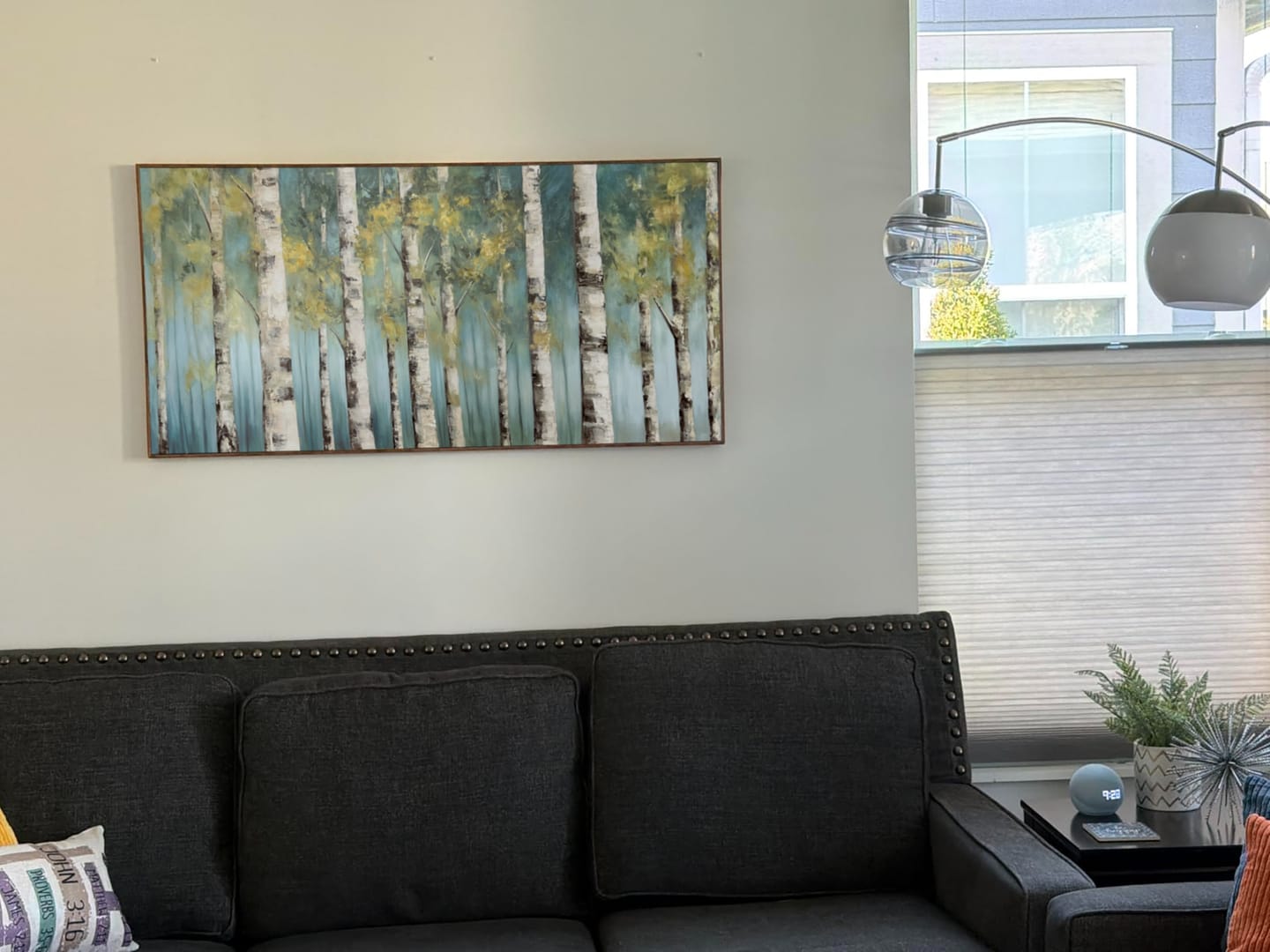 Customer photo review of Abstract Flower And Tree Canvas Art #MF040