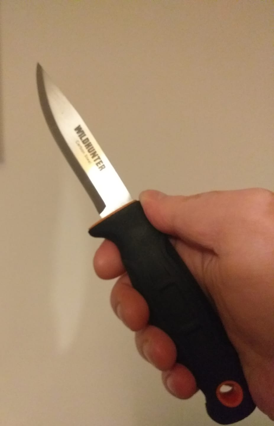 Customer photo review of Wildhunter Carbon Steel Knife