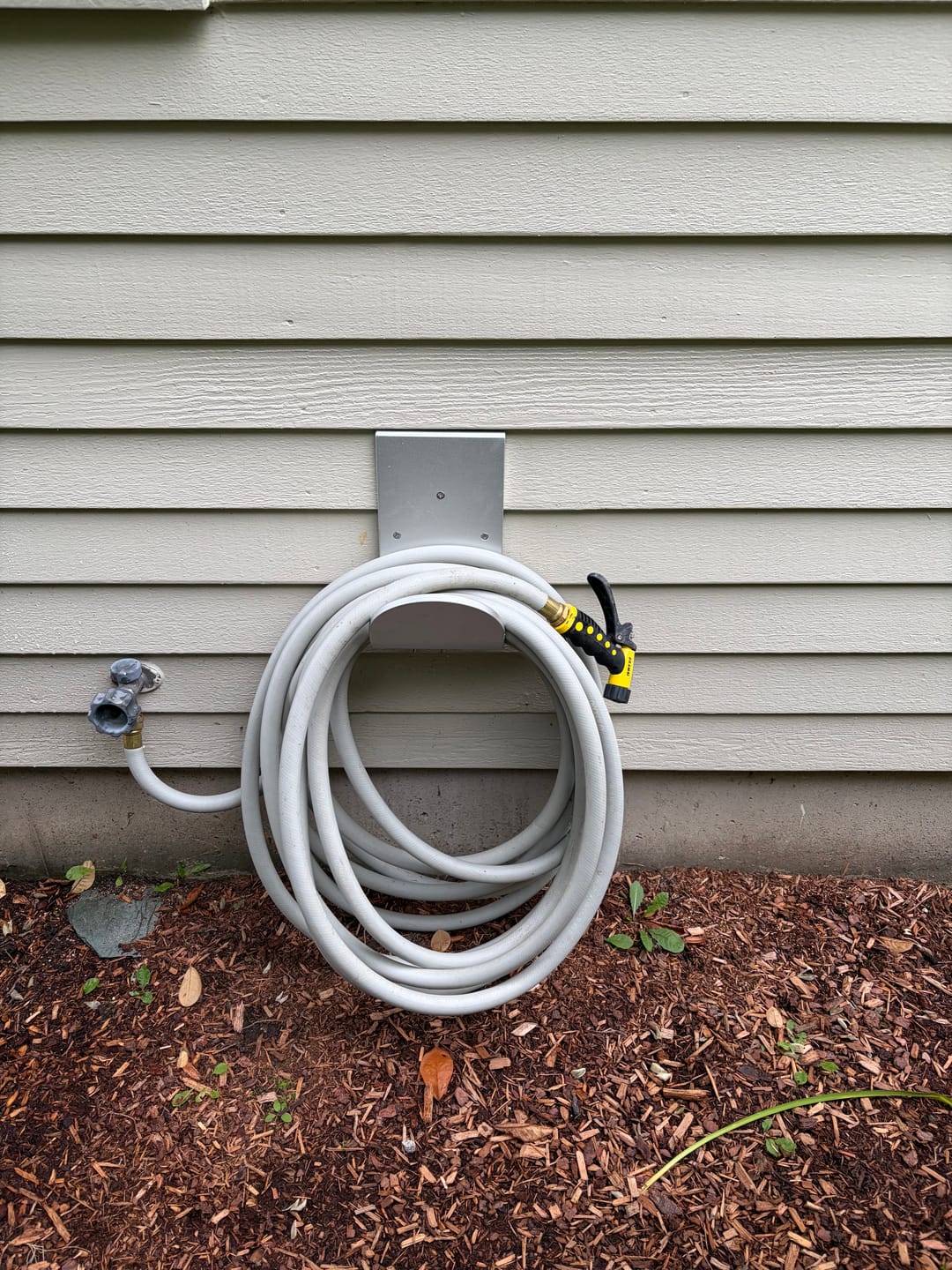 Customer photo review of Wall Mounted Hose Hanger