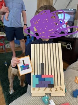 Customer photo review of Tétris en Bois Montessori – Le jeu malin qui développe l’esprit des enfants