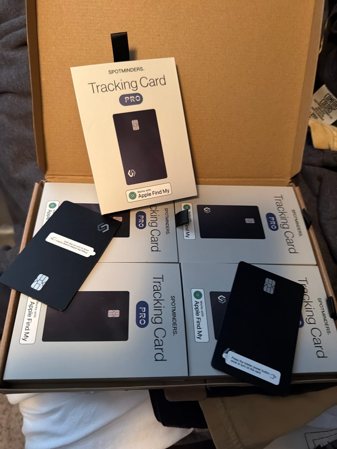 Customer photo review of Tracking card – Black