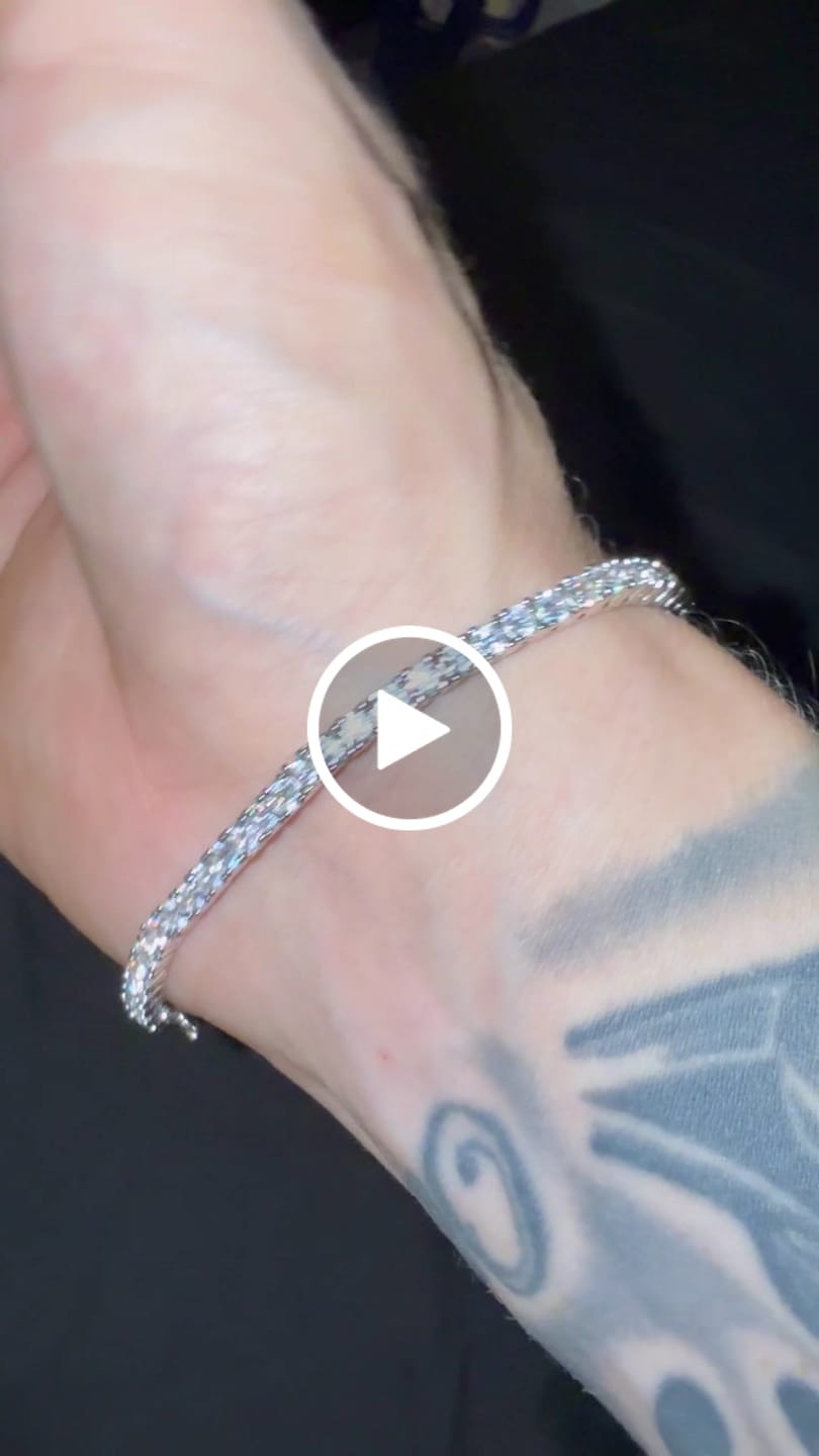 Customer video review of 3mm Diamond Tennis Bracelet - 14k White Gold