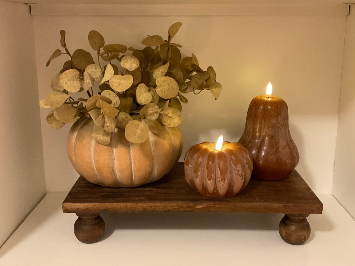 Customer photo review of Pumpkin Cement Planter