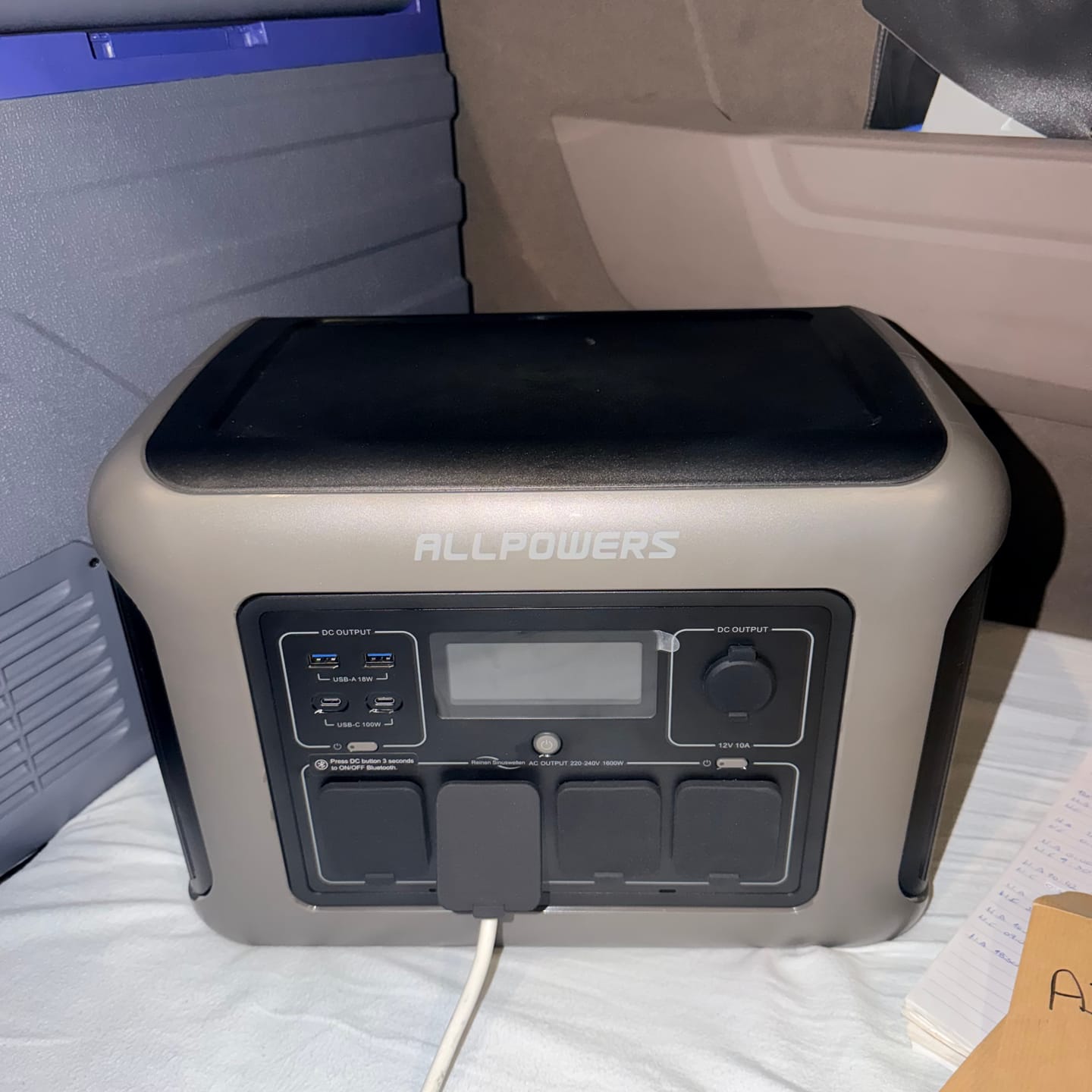 Customer photo review of ALLPOWERS R1500 LITE Portable Power Station 1600W 1056Wh