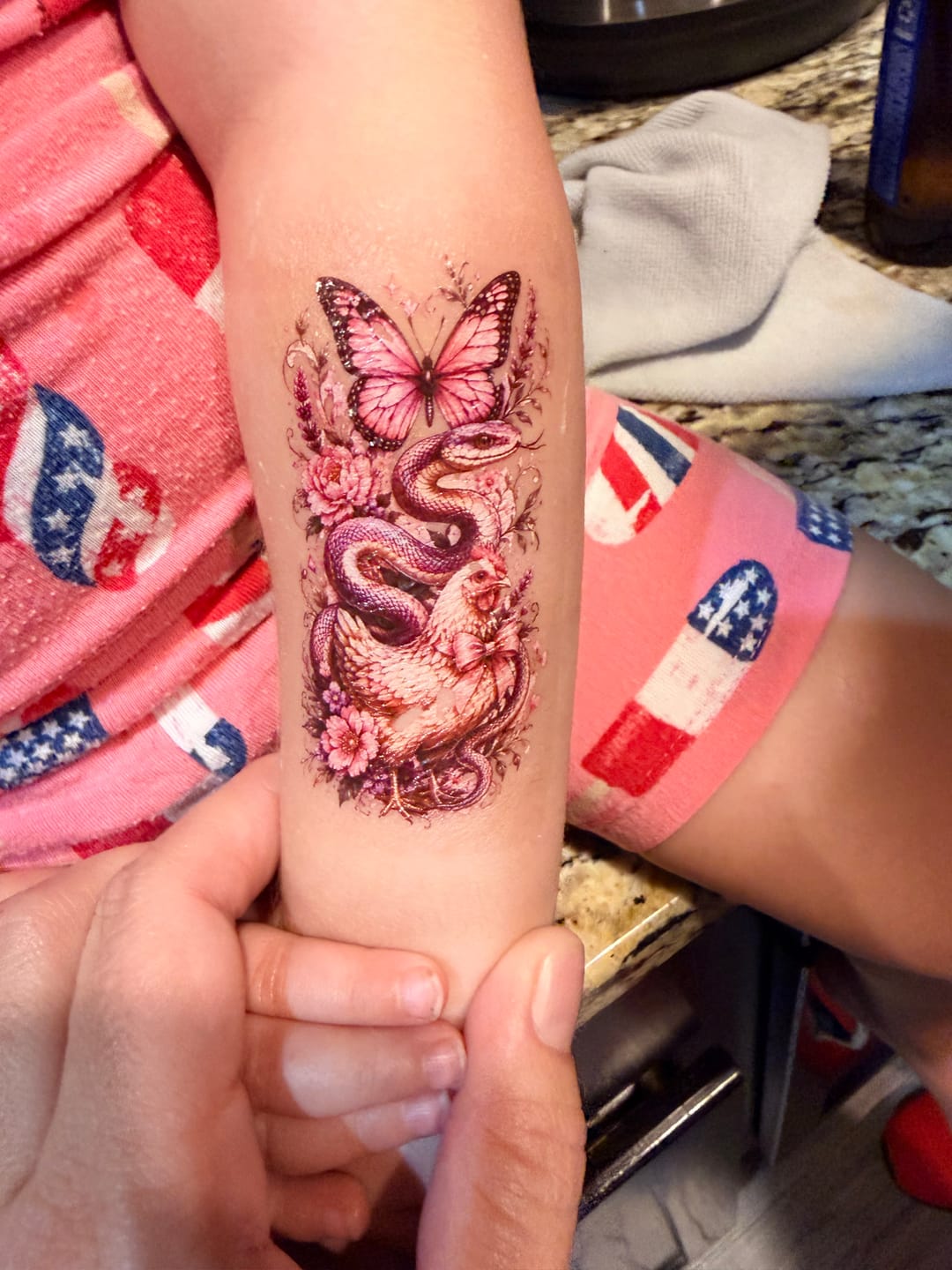 Customer photo review of Custom Design Tattoo - Studio