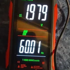 Customer photo review of Misuratore Digitale Voltaggio TRMS 6000 Conti Alta Precisione