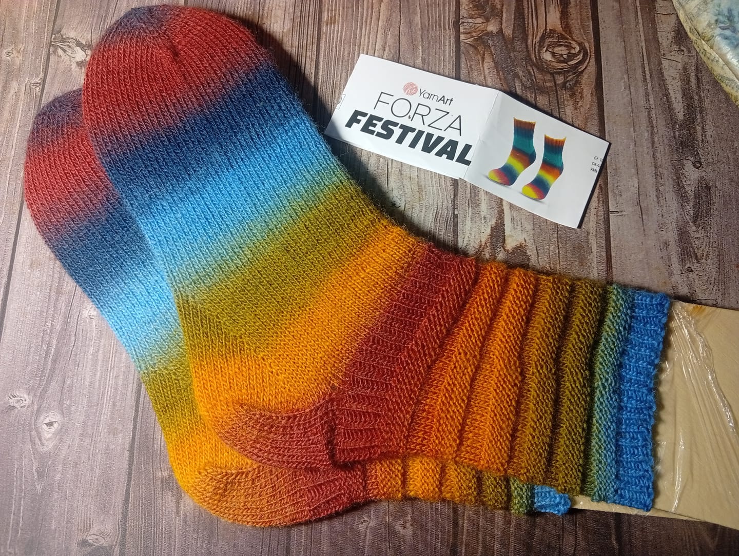 Customer photo review of YarnArt Forza Festival