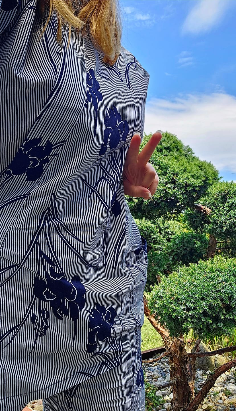 Customer photo review of Japansk Jinbei för kvinnor - Iris