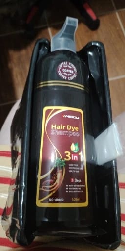 Customer photo review of Shampoo Tinte Cubre Canas 500ml