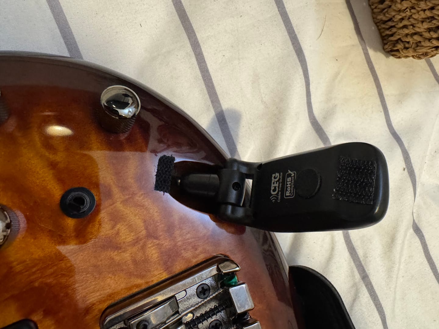 Customer photo review of SonikSphere: 5.8GHz Wireless Guitar & Bass System