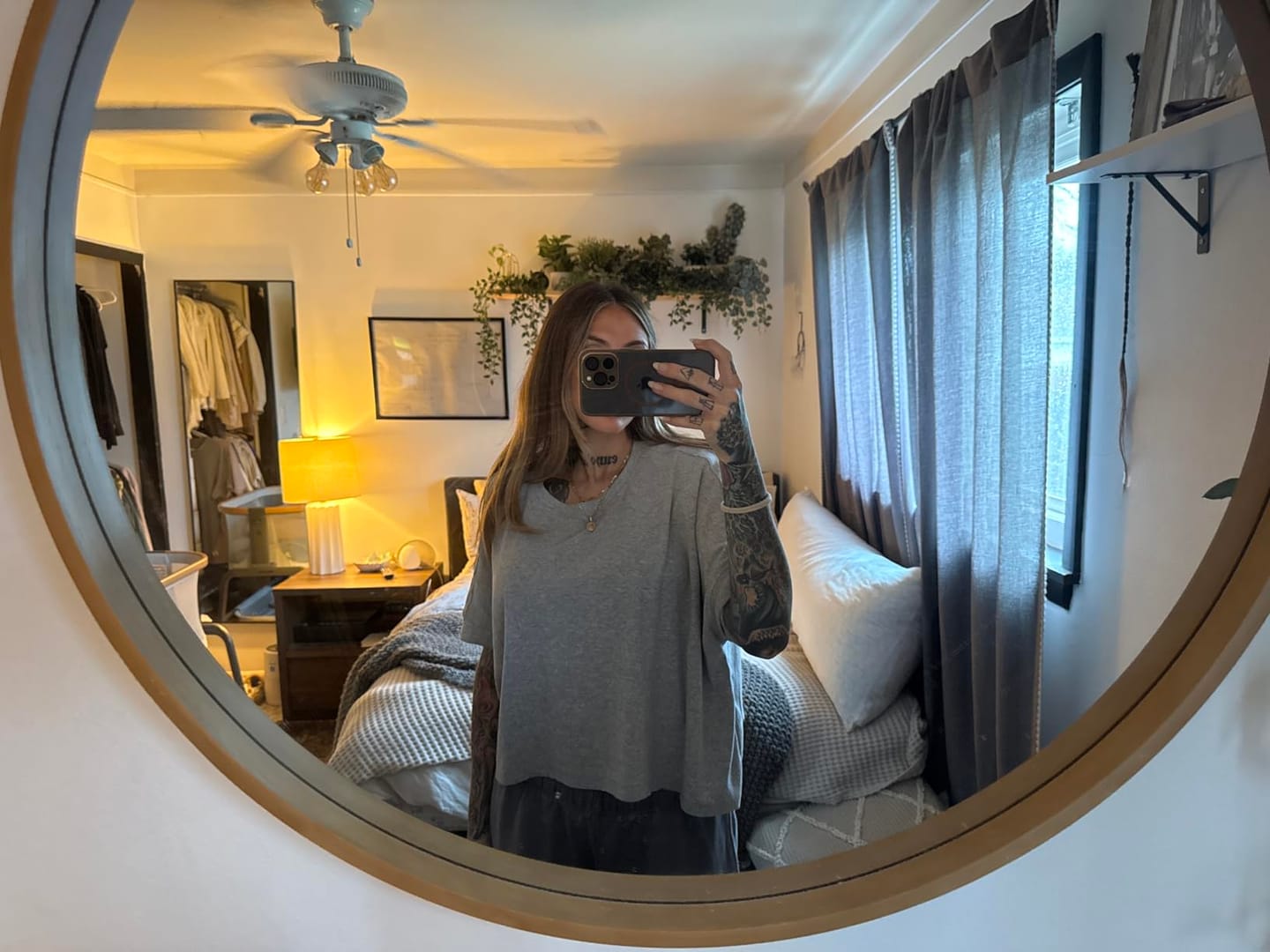 Customer photo review of Essential Oversized Everyday Tee