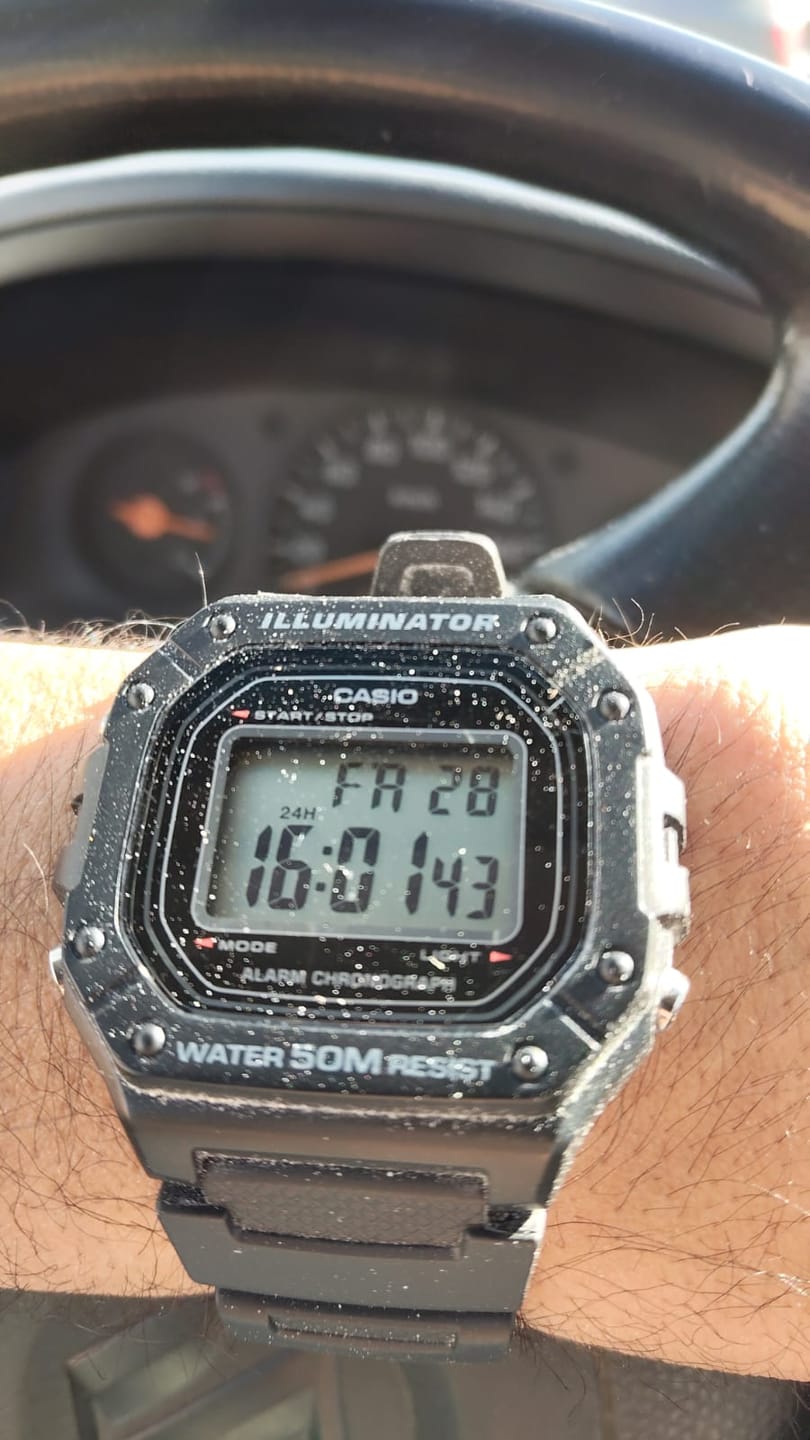 Customer photo review of Reloj Casio Vintage W-218H-1AV Negro