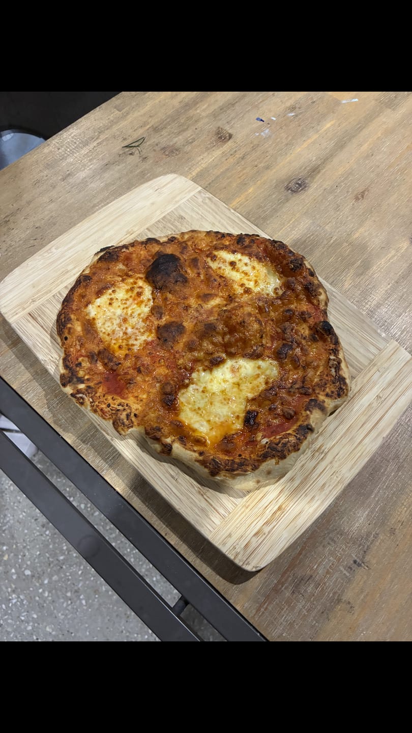 Customer photo review of FAVO 17" Rotating Stone Pizza Oven