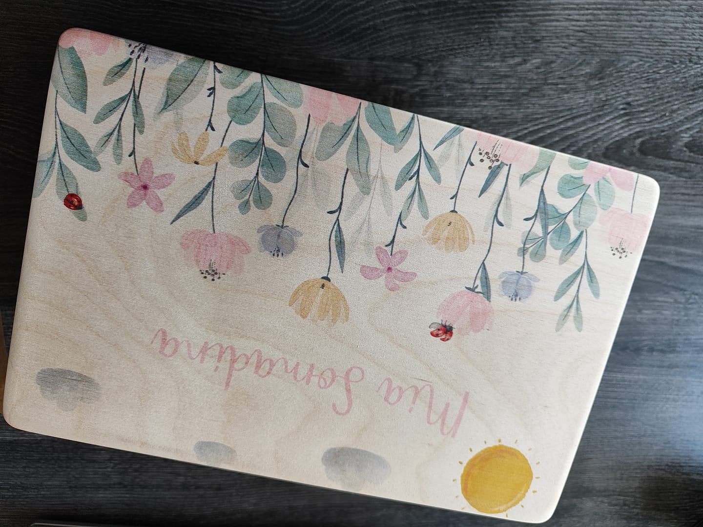 Customer photo review of Erinnerungsbox Baby - Blumengarten