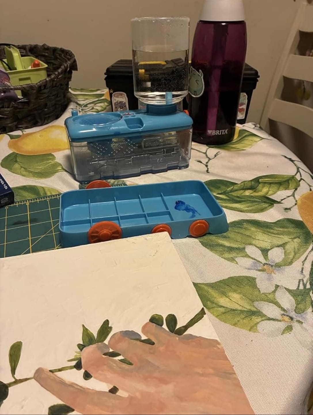 Customer photo review of Automatic brush washer